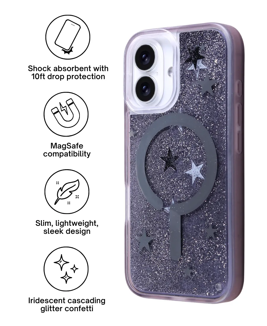 Starry Night Glitter MagSafe Phone Case