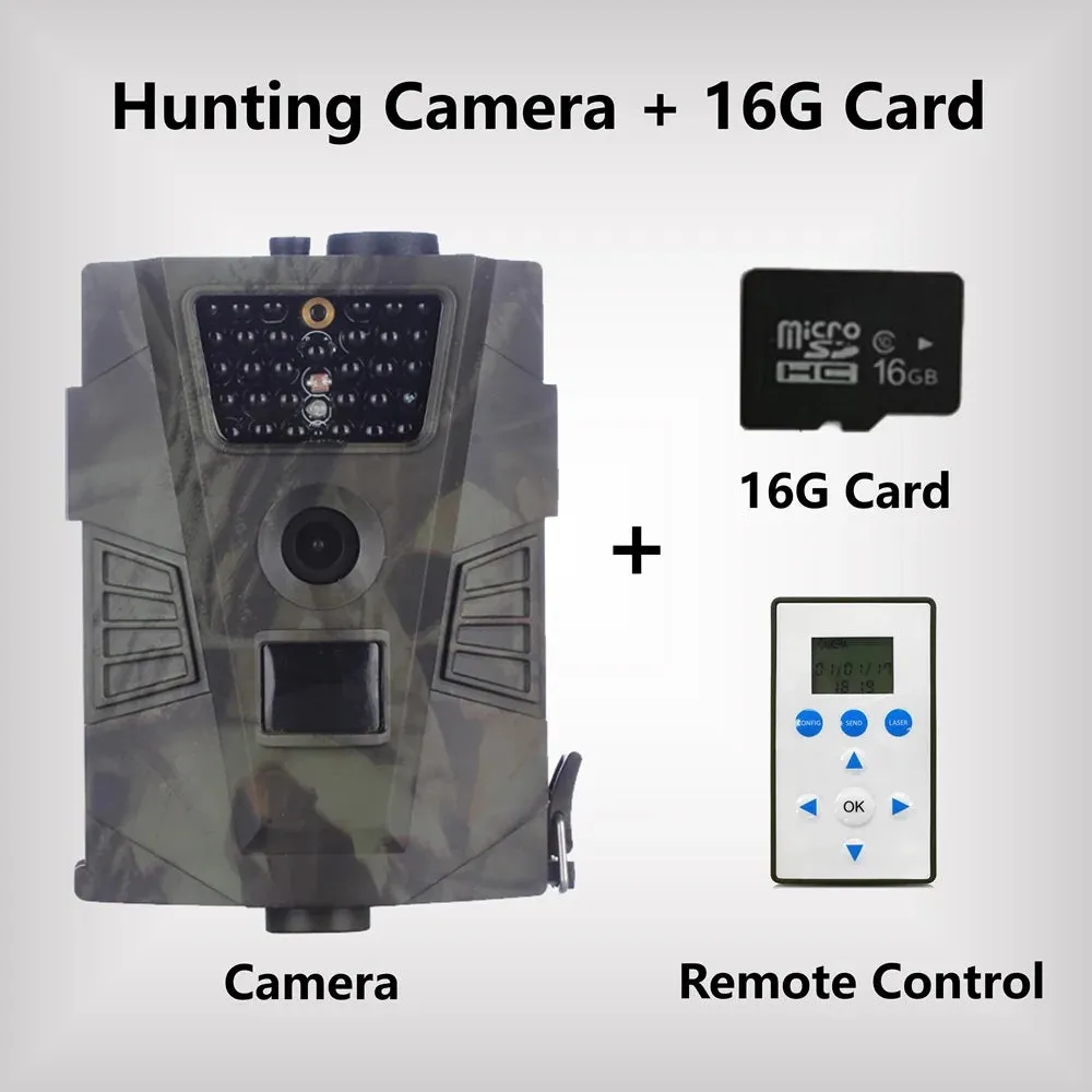 SunTekCam 1080P Hunting Trail Camera 30pcs Infrared LEDs 850nm IP65 Waterproof Photo Trap for Hunting  Long Standby Time 14MP