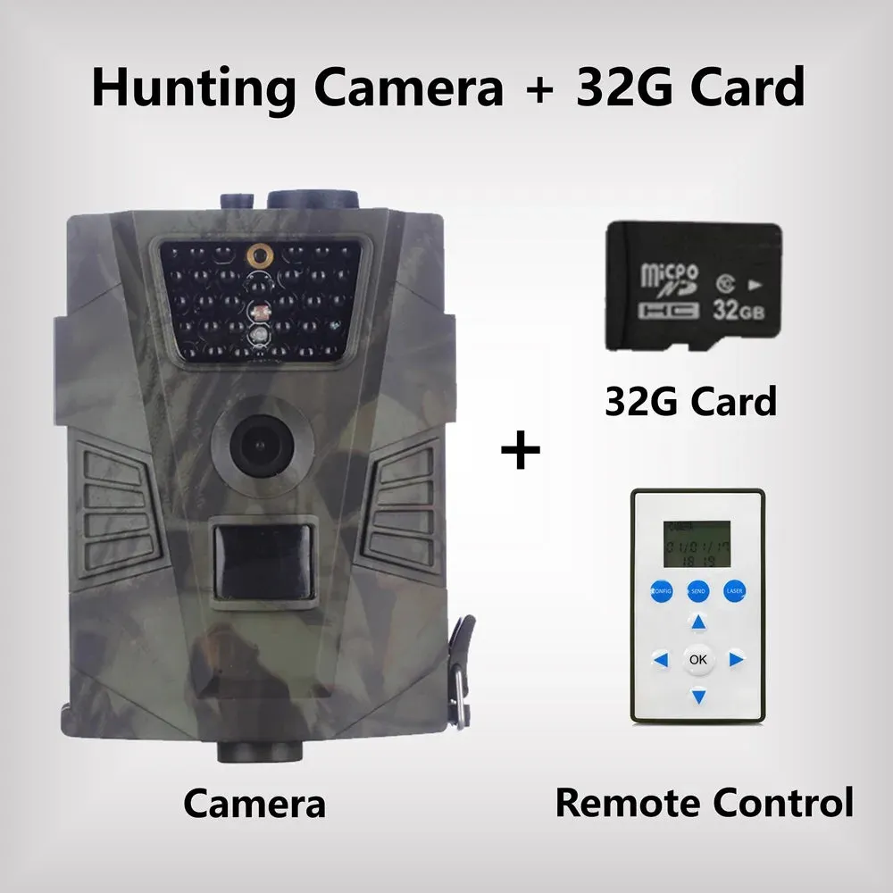 SunTekCam 1080P Hunting Trail Camera 30pcs Infrared LEDs 850nm IP65 Waterproof Photo Trap for Hunting  Long Standby Time 14MP
