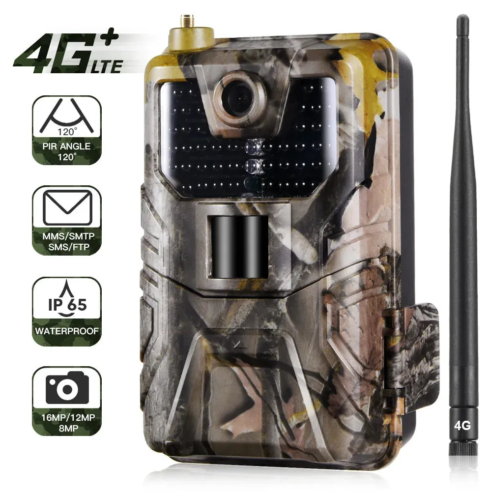 Suntekcam HC900LTE 4G Hunting Trail Camera 20MP 940nm Photo Traps 0.3s MMS/SMS/SMTP/FTP Wild 44LED IP65
