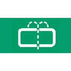 Switch Lens Bottom Green Rear Window Washer Pk5