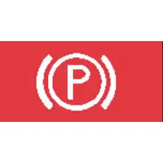 Switch Lens Bottom Red Parking Brake Pk5