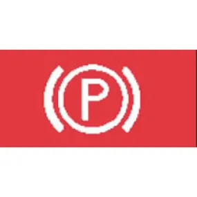 Switch Lens Bottom Red Parking Brake Pk5