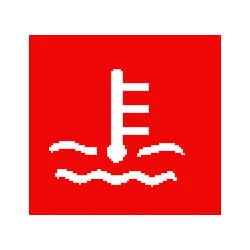 Switch Lens Bottom Red Water Temperature Warning Pk1