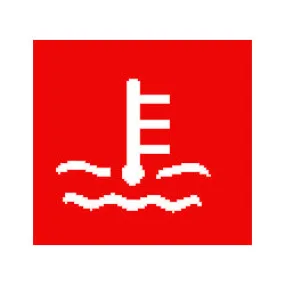 Switch Lens Bottom Red Water Temperature Warning Pk1