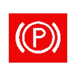 Switch Lens Top Red Parking Brake Pk1