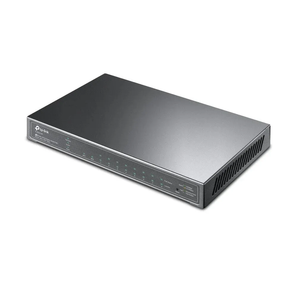 TP-Link JetStream 10-Port Gigabit Smart Switch with 8-Port PoE 