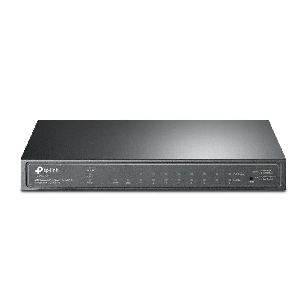 TP-Link JetStream 10-Port Gigabit Smart Switch with 8-Port PoE 