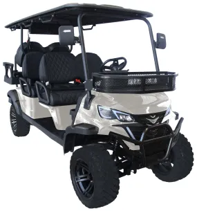 Trailmaster TBM X6 Off Road Golf Cart, Custom Rims, 10 inch LED Screen, Carbon Steel Frame, Radio, Bluetooth, Back Up Camera,