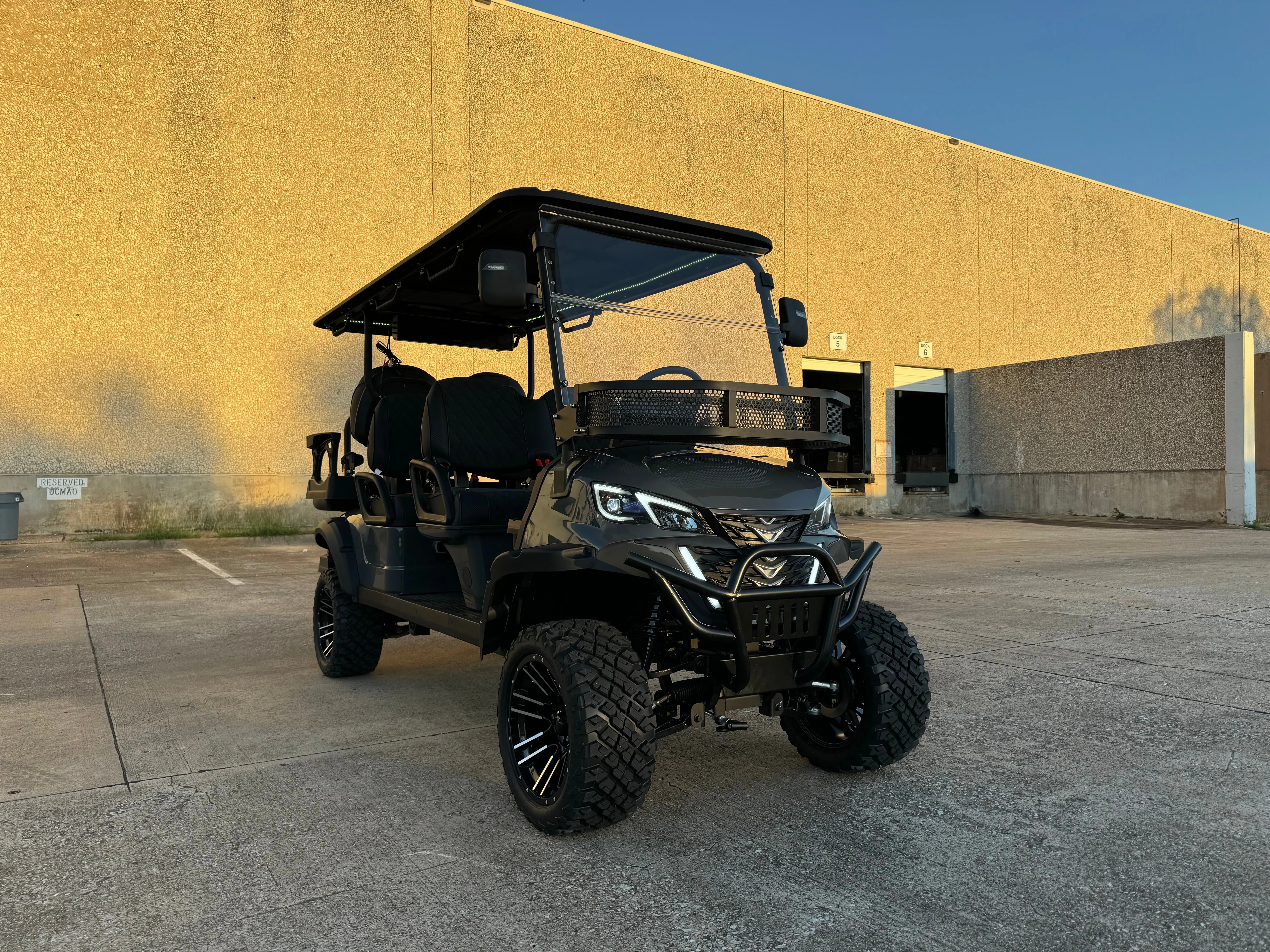 Trailmaster TBM X6 Off Road Golf Cart, Custom Rims, 10 inch LED Screen, Carbon Steel Frame, Radio, Bluetooth, Back Up Camera,