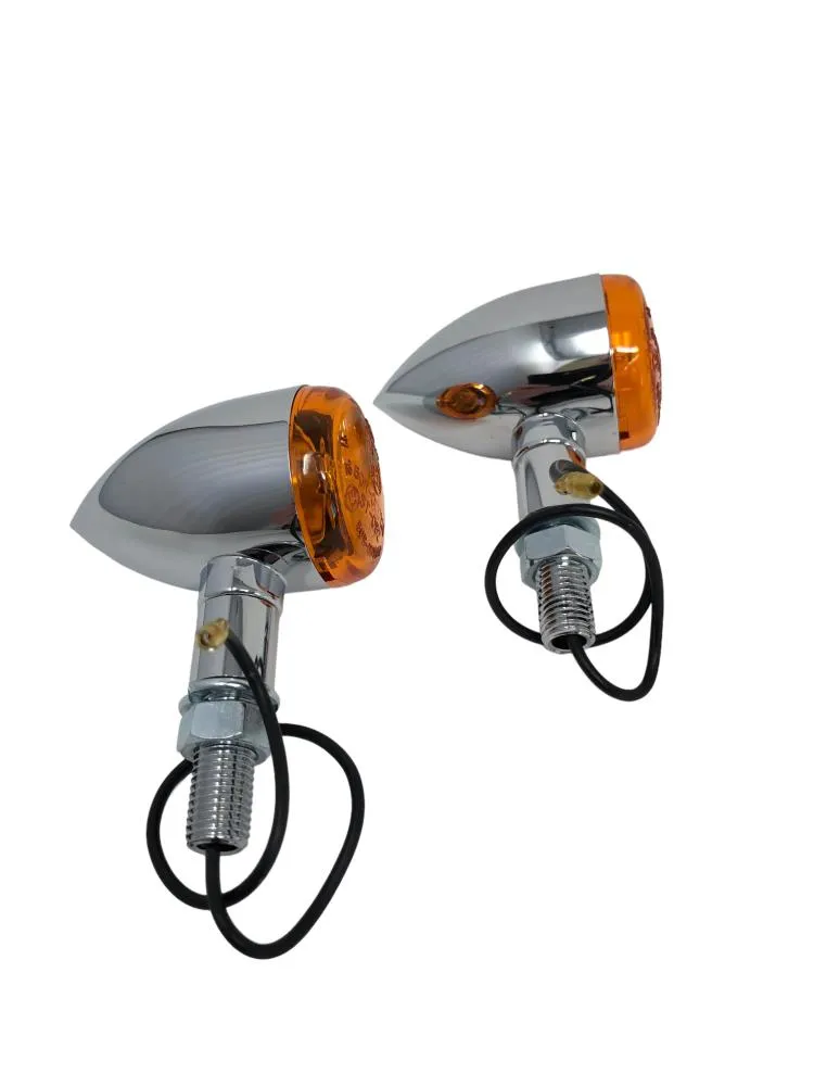 Turn Signals/Indicators (Pair) Tech Glide Smooth - Small - Highway Hawk H68-7001