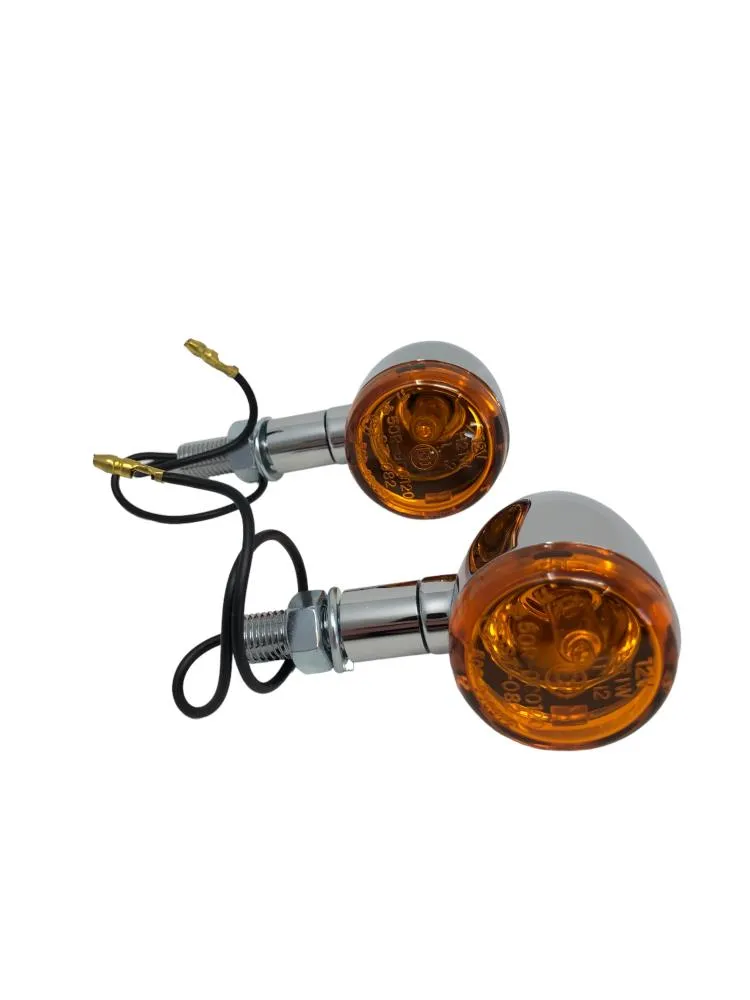 Turn Signals/Indicators (Pair) Tech Glide Smooth - Small - Highway Hawk H68-7001