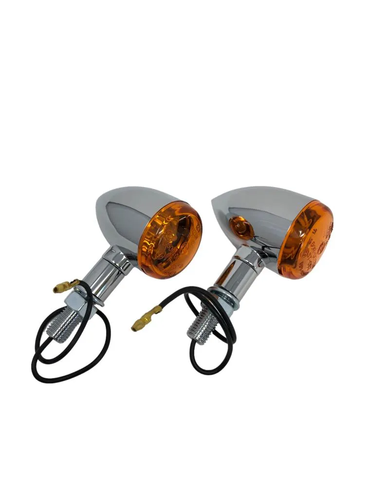 Turn Signals/Indicators (Pair) Tech Glide Smooth - Small - Highway Hawk H68-7001