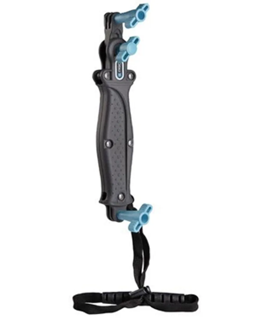 UK PRO Flex Grip Dual Pivot Camera Grip Capable to Atach Two GoPro Cameras