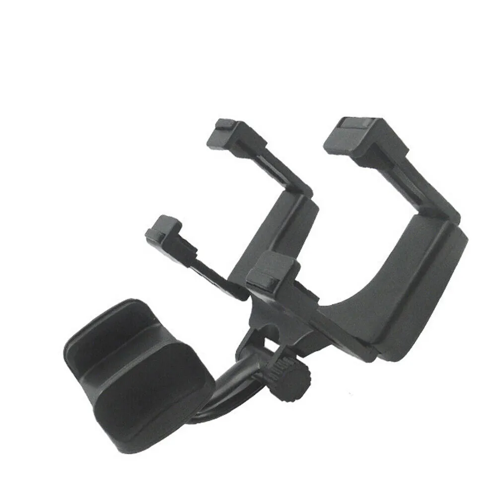 US 2-4 Pc Car Rear View Mirror Mount Stand 360° Rotation Adjustable Phone Holder
