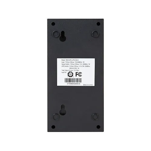 WattBox WB-OVRC-UPS-350-6 Standby UPS and Battery Pack (Compact), 6-Outlet, 350VA