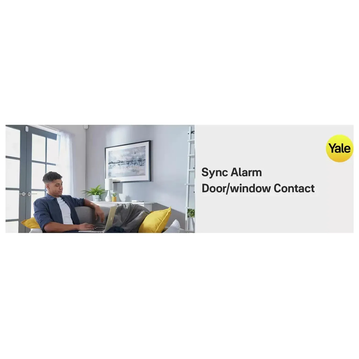 Yale AC-DC Sync Alarm Door/Window Contact - Sync Smart Home Alarm - 200m range