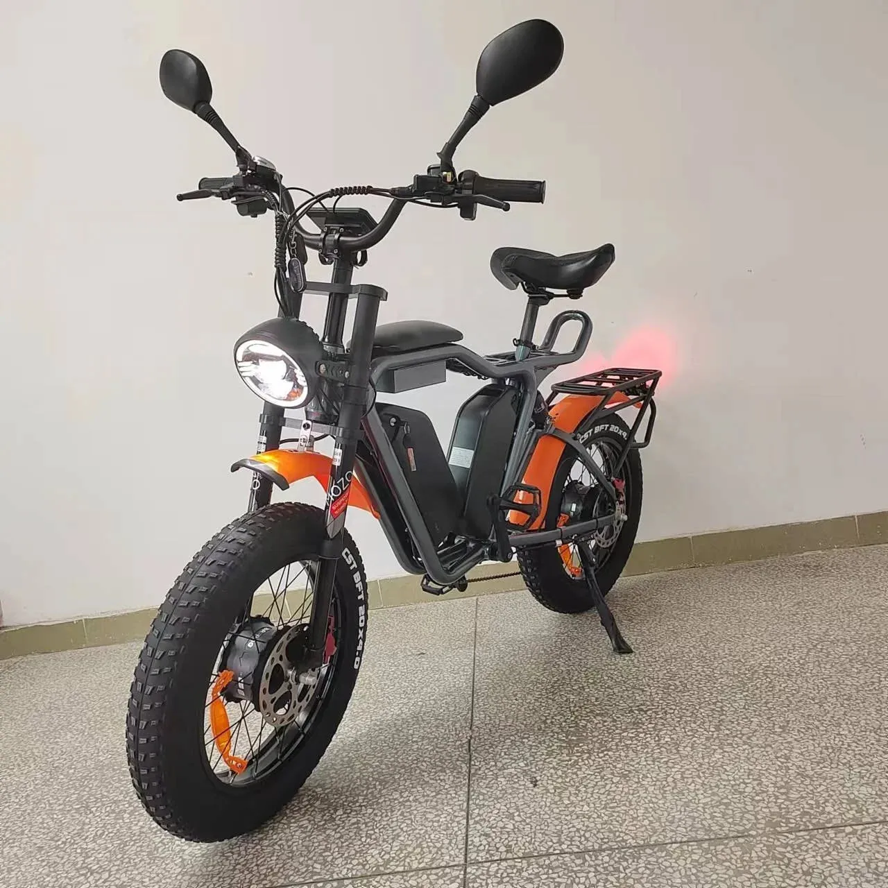 Yolin Q1S  Electric Bike 2000W Dual Motor Bafang Dual Battery 52V44Ah Full Suspension Fat Tire Aluminum Alloy frame Fast  ebike