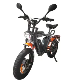 Yolin Q1S  Electric Bike 2000W Dual Motor Bafang Dual Battery 52V44Ah Full Suspension Fat Tire Aluminum Alloy frame Fast  ebike