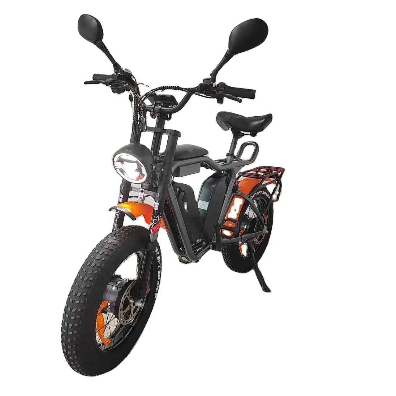Yolin Q1S  Electric Bike 2000W Dual Motor Bafang Dual Battery 52V44Ah Full Suspension Fat Tire Aluminum Alloy frame Fast  ebike
