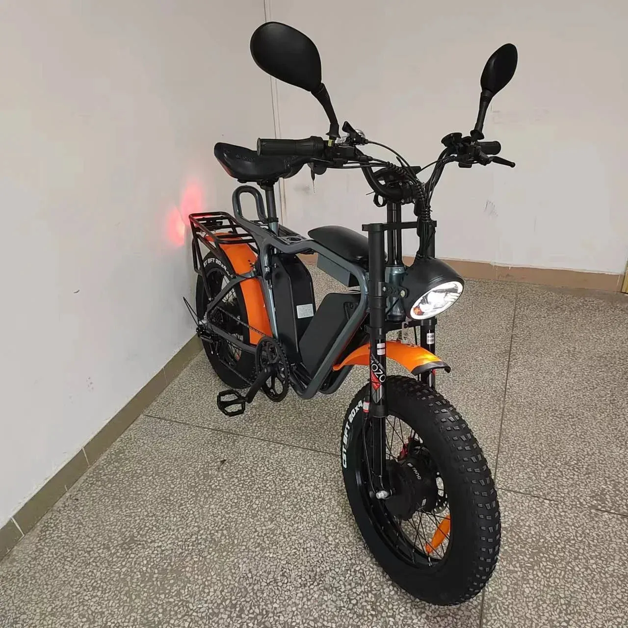 Yolin Q1S  Electric Bike 2000W Dual Motor Bafang Dual Battery 52V44Ah Full Suspension Fat Tire Aluminum Alloy frame Fast  ebike